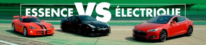 DRAG RACE – Tesla S P85D vs Nissan GTR vs Dodge Viper